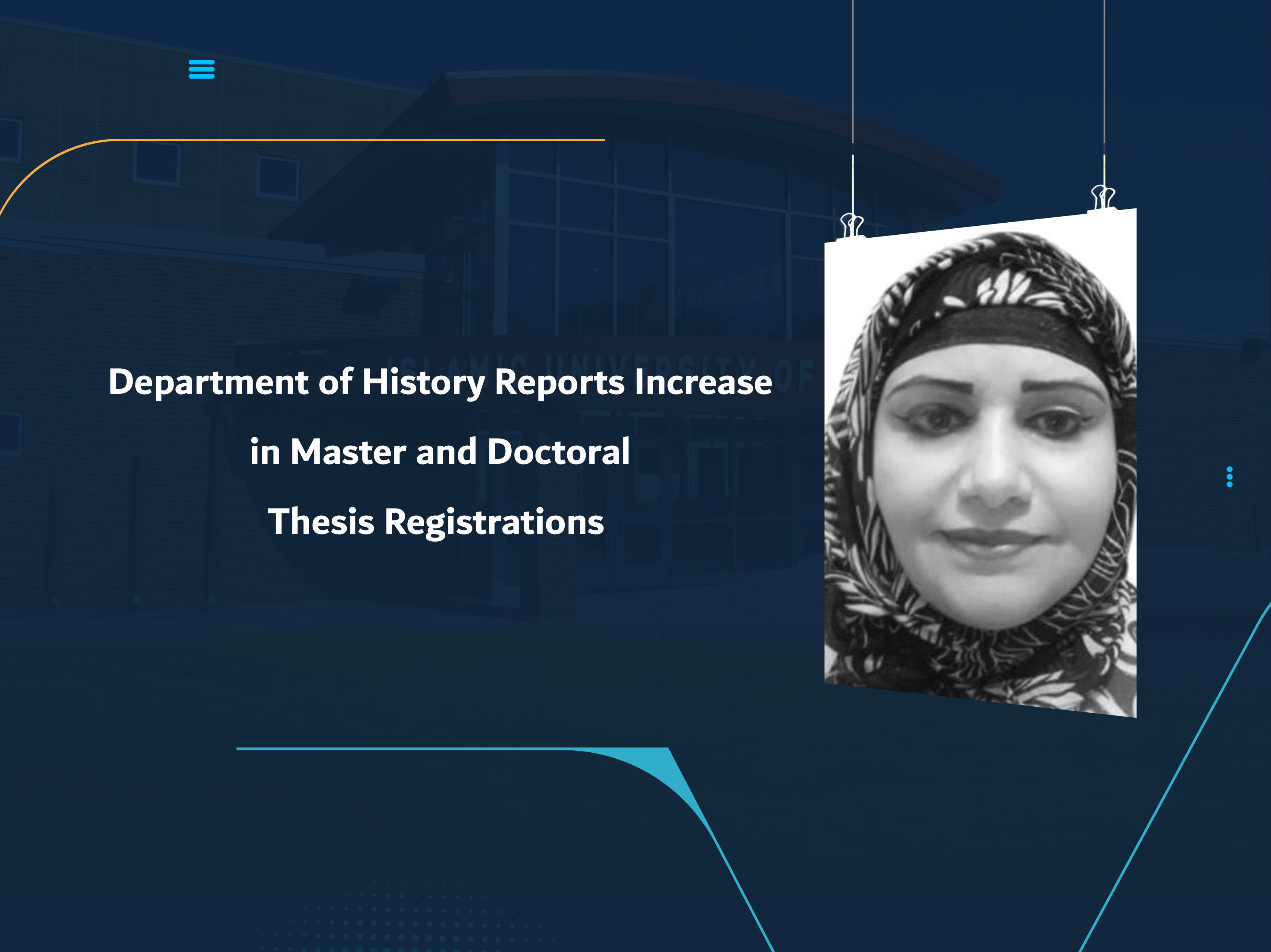 Department of History Reports Increase in Master and Doctoral Thesis Registrations