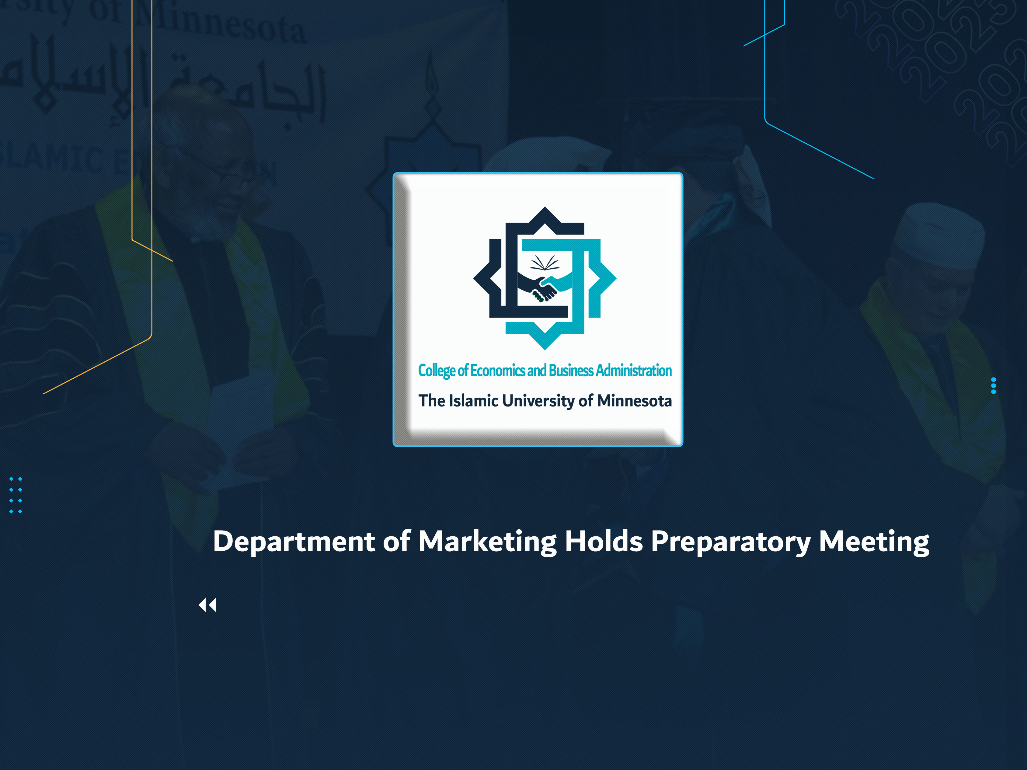 Department of Marketing Holds Preparatory Meeting