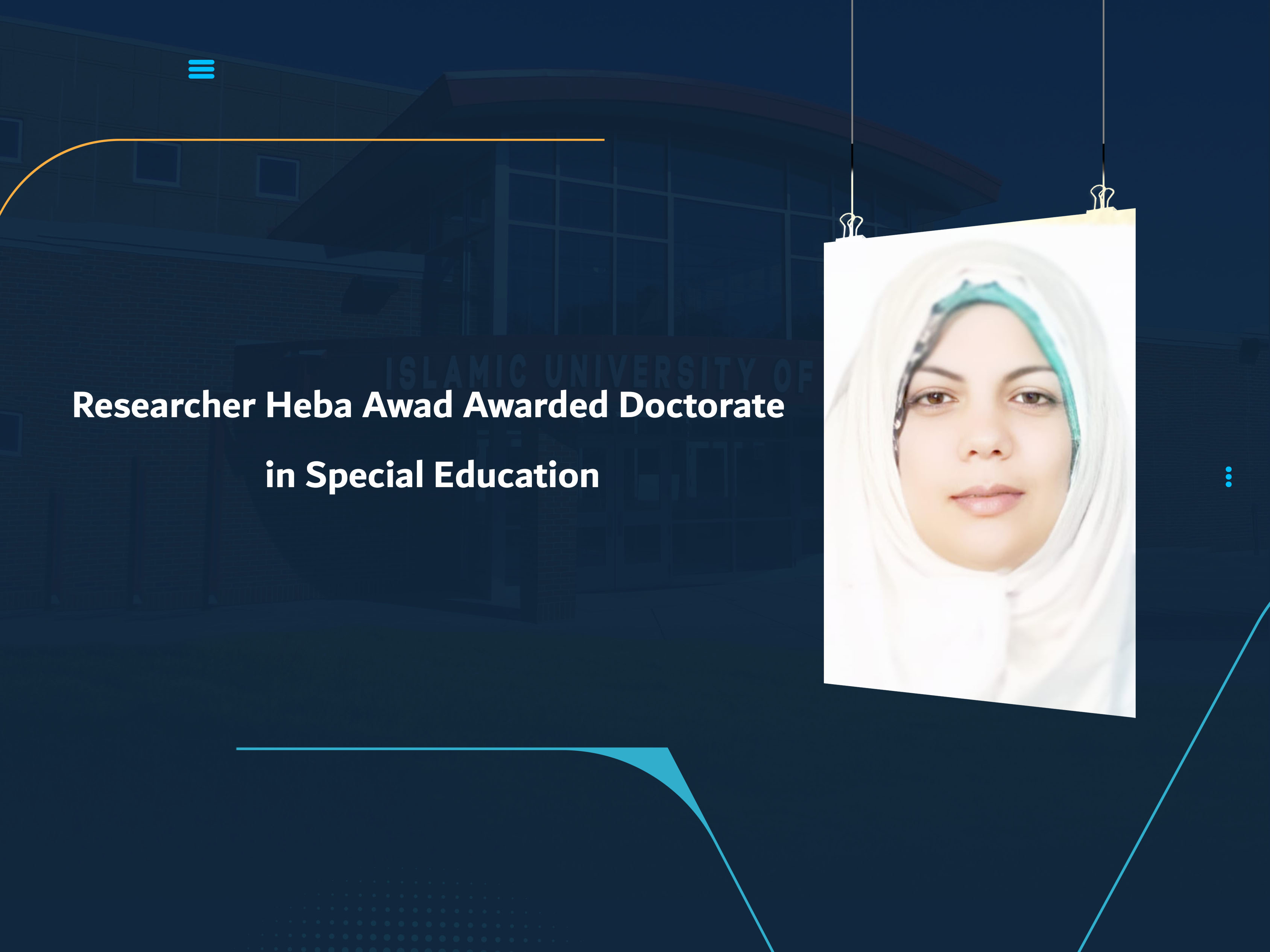 Researcher Heba Awad Awarded Doctorate in Special Education