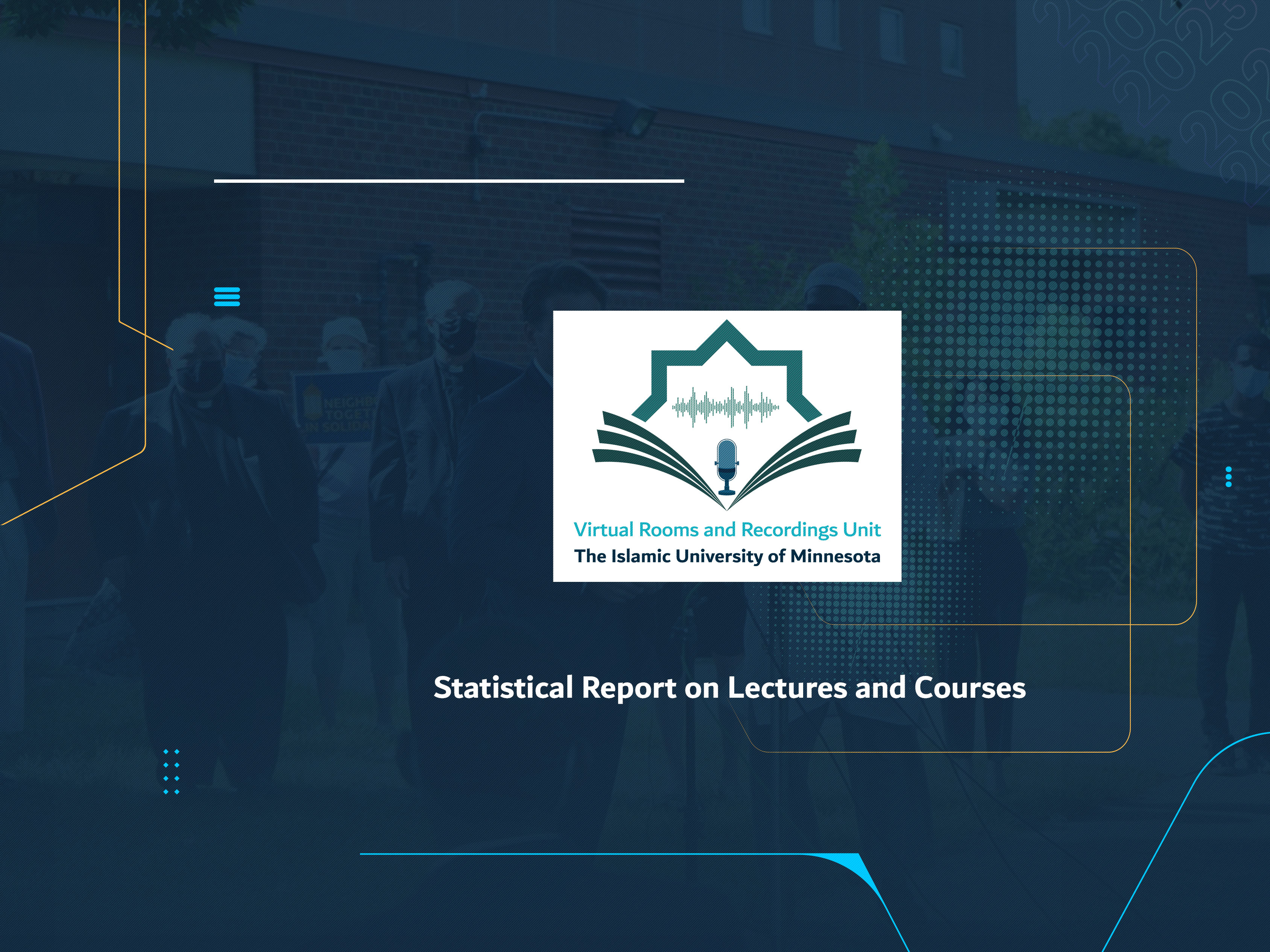 Statistical Report on Lectures and Courses