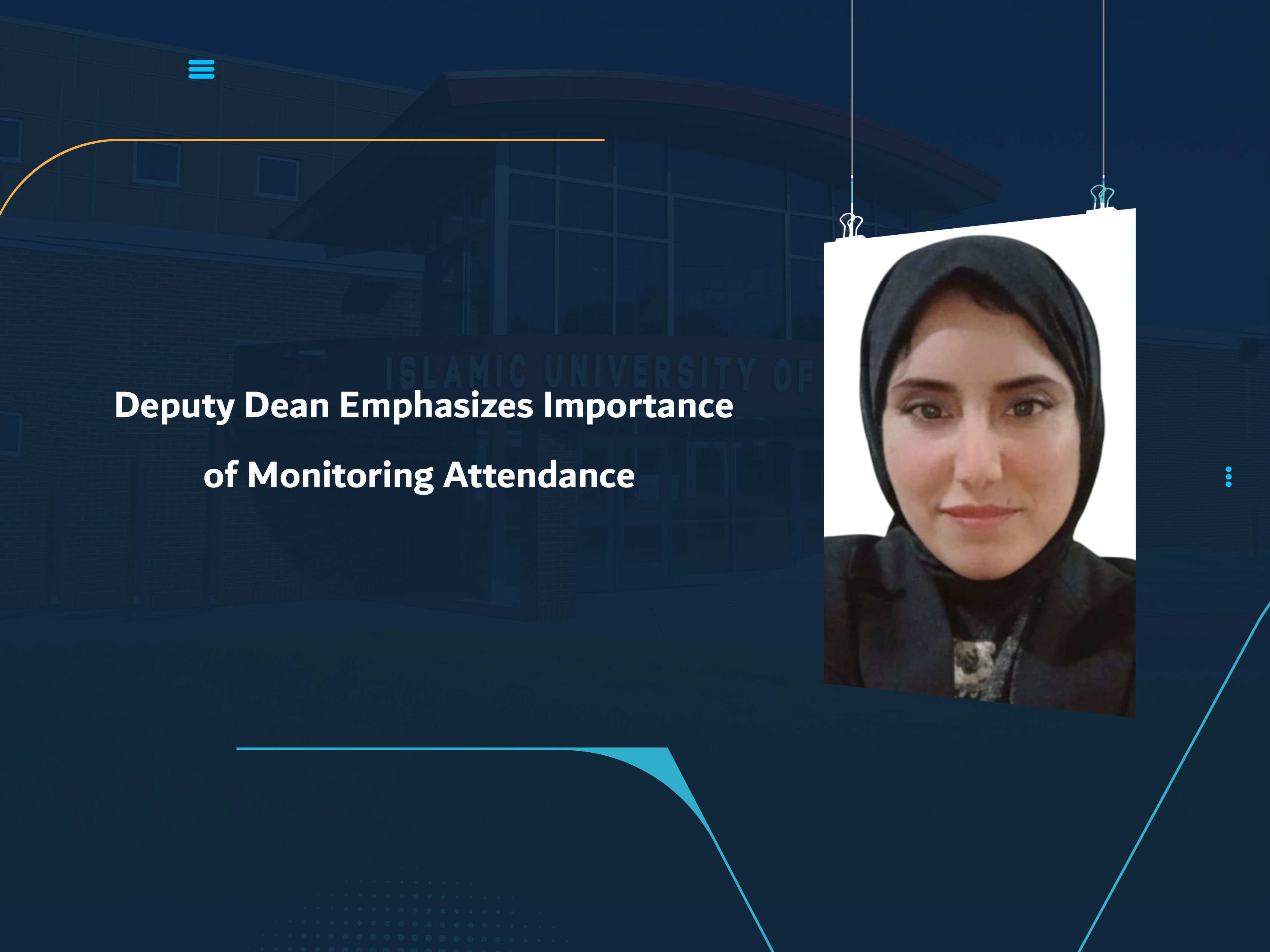 Deputy Dean Emphasizes Importance of Monitoring Attendance