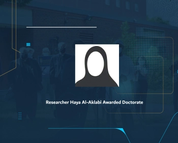 Researcher Haya Al-Aklabi Awarded Doctorate