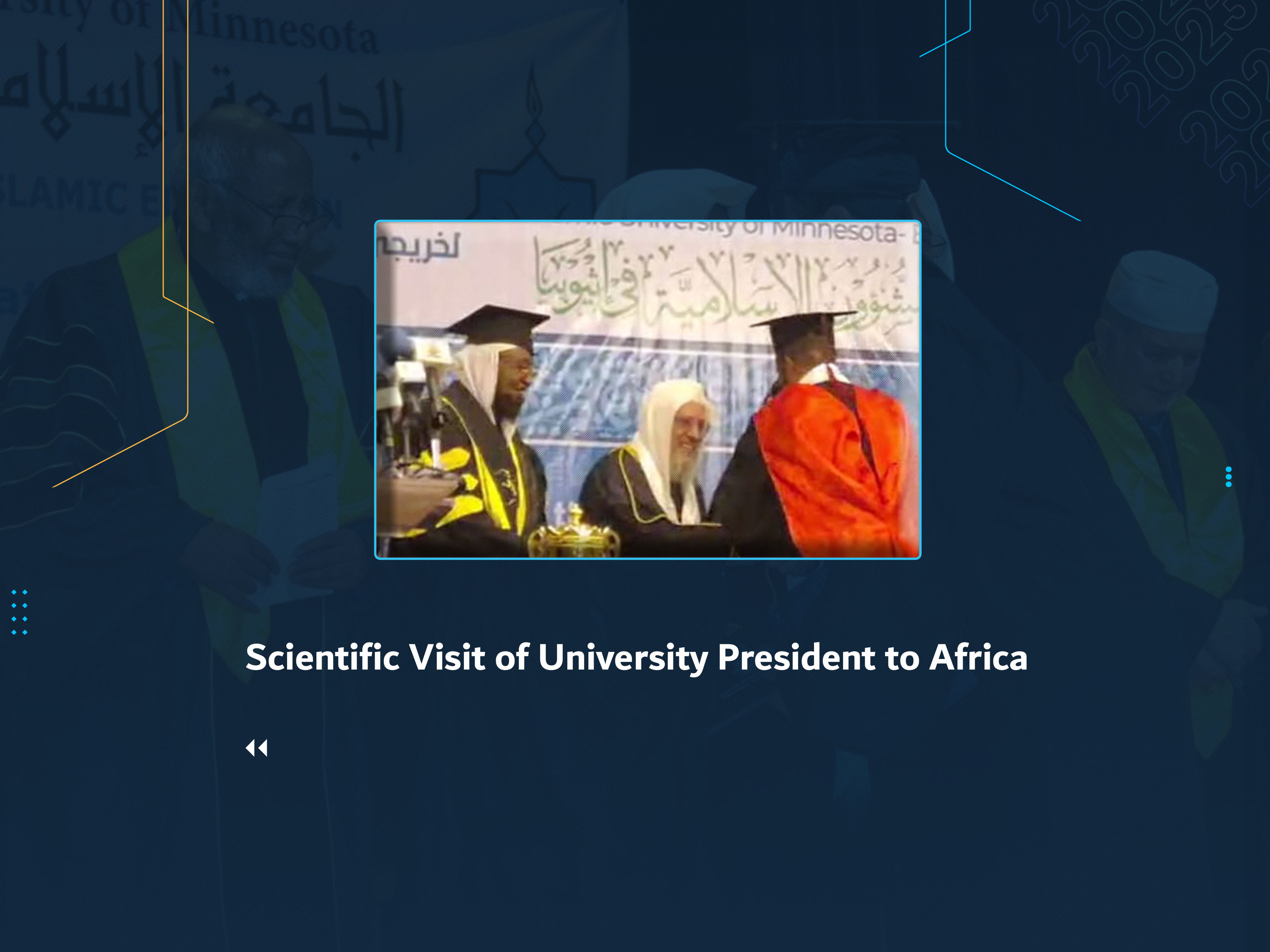 Scientific Visit of University President to Africa