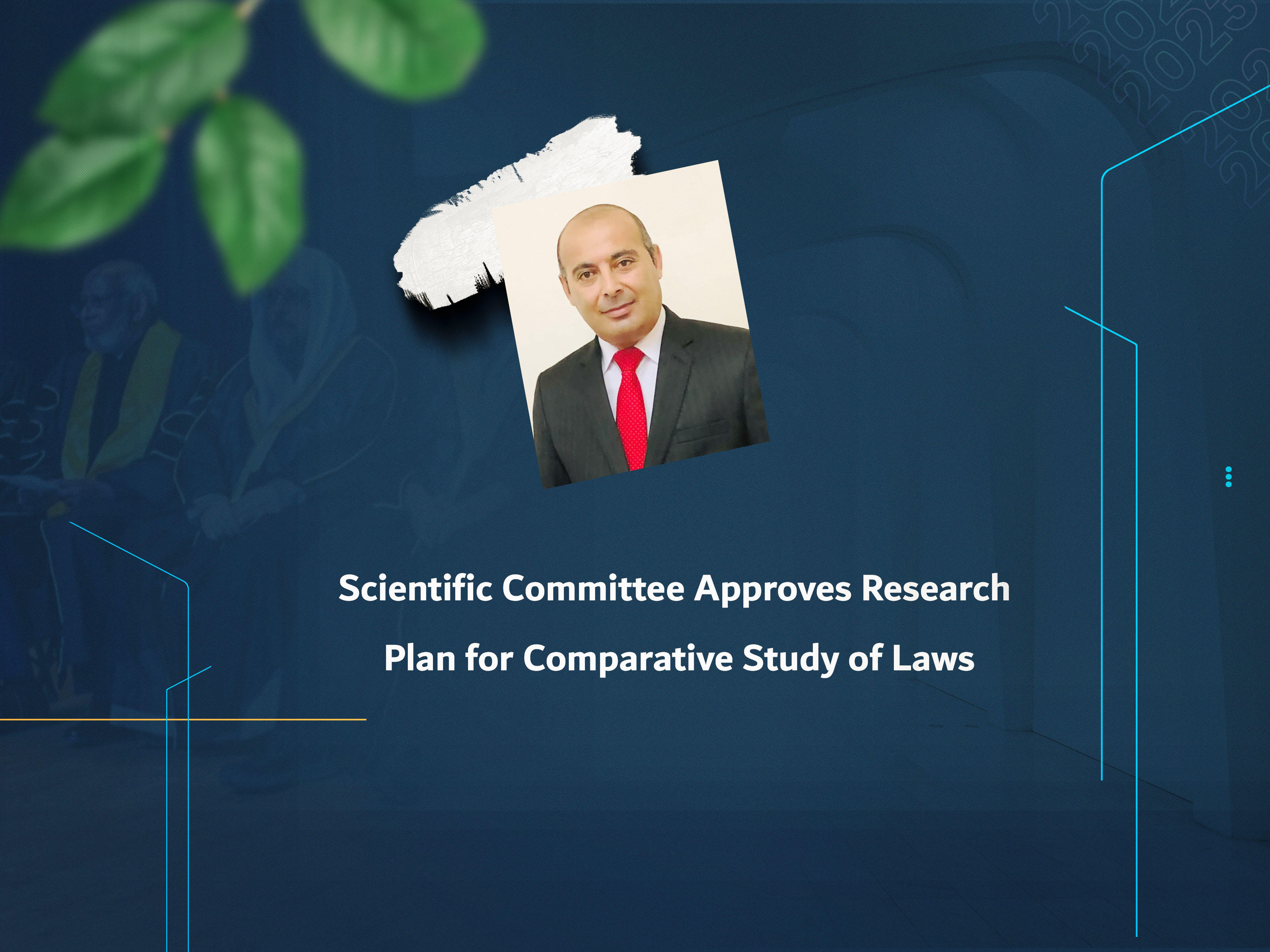 Scientific Committee Approves Research Plan for Comparative Study of Laws