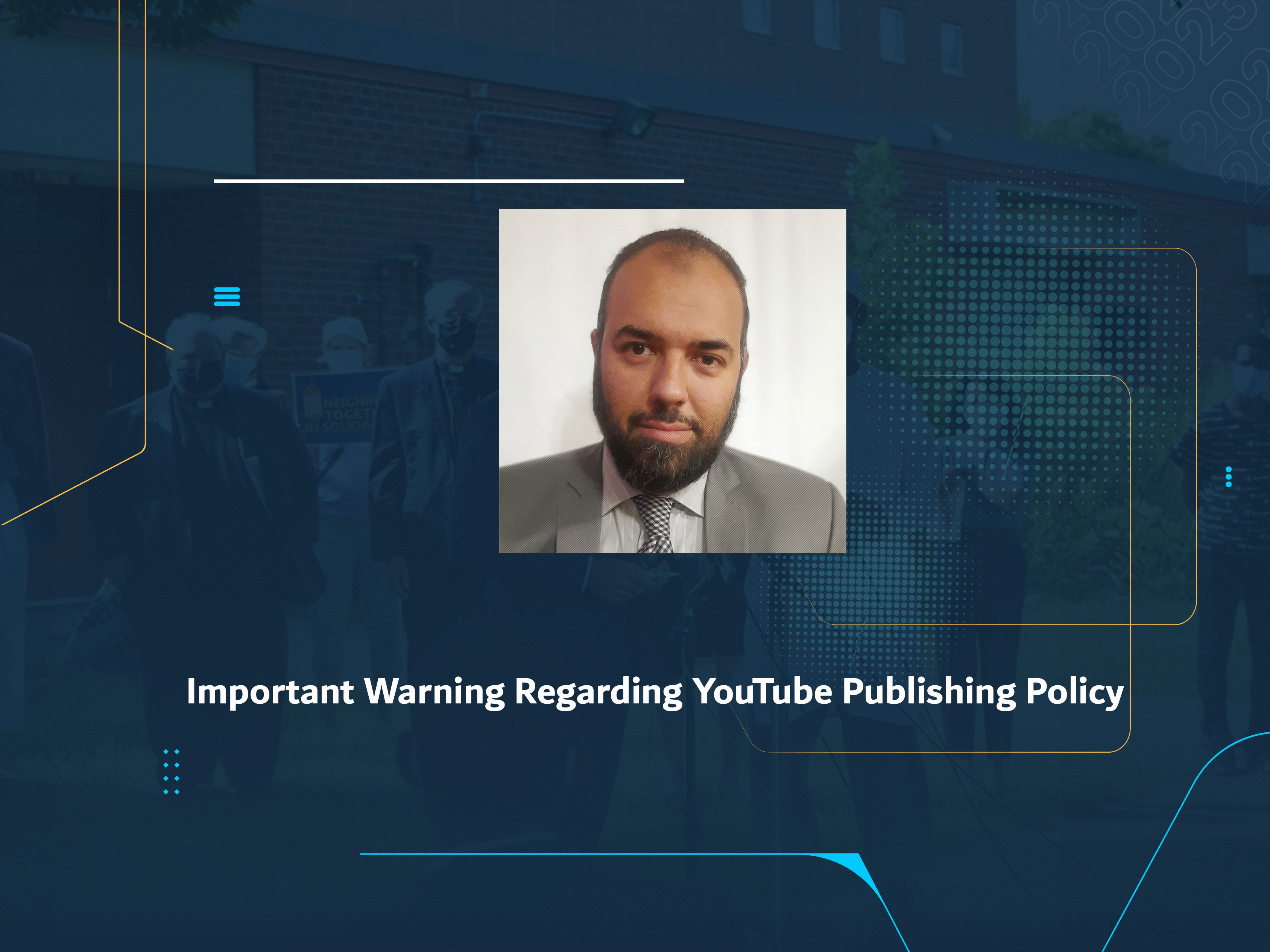 Important Warning Regarding YouTube Publishing Policy