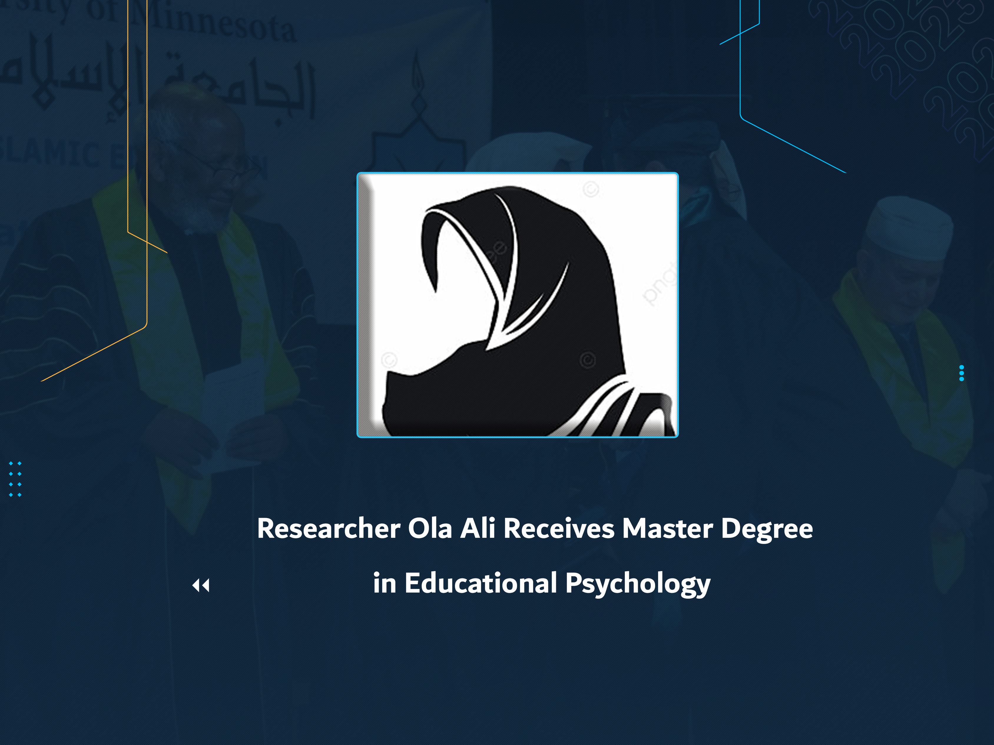 Researcher Ola Ali Receives Master Degree in Educational Psychology