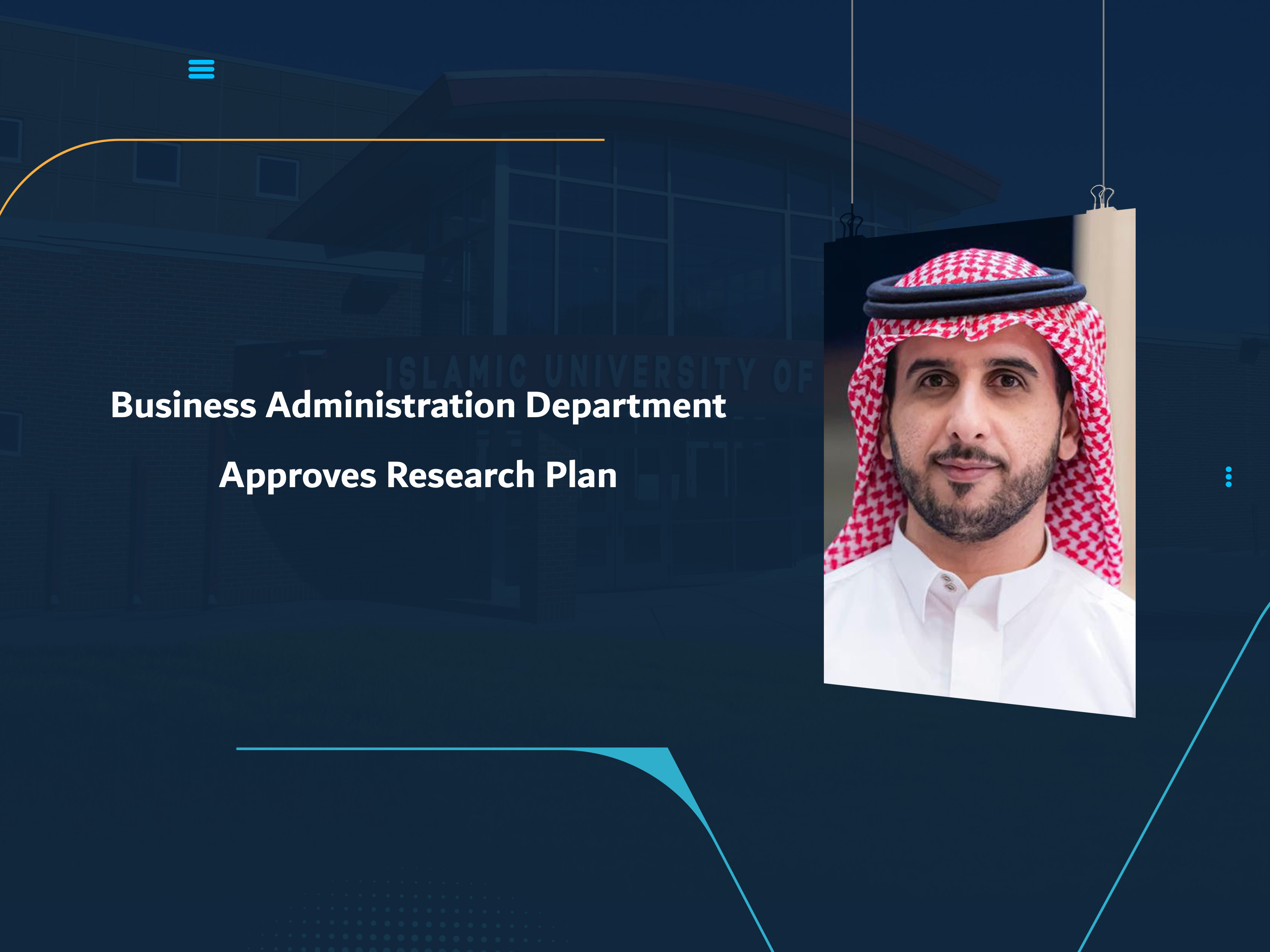 Business Administration Department Approves Research Plan