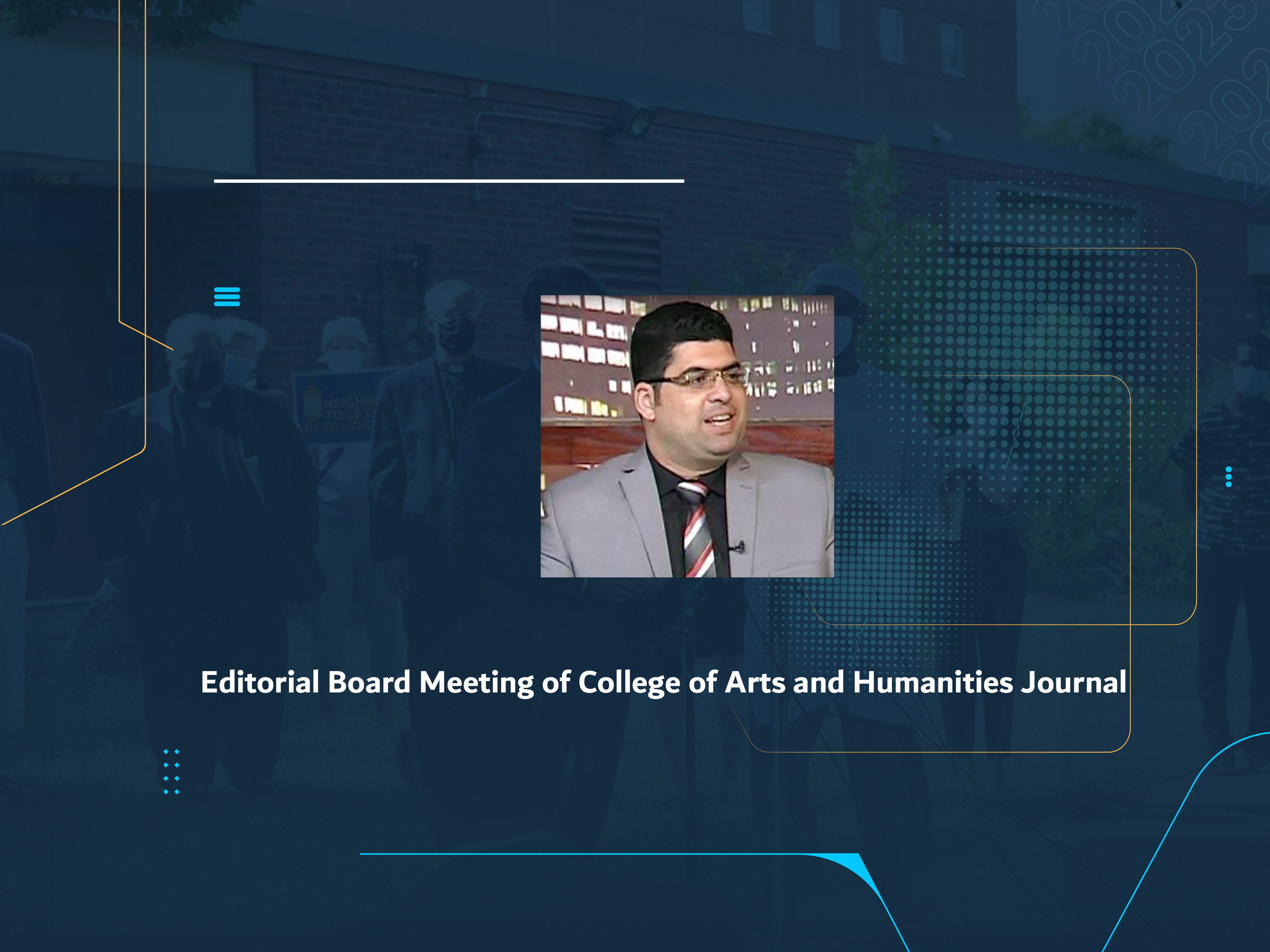 Editorial Board Meeting of College of Arts and Humanities Journal