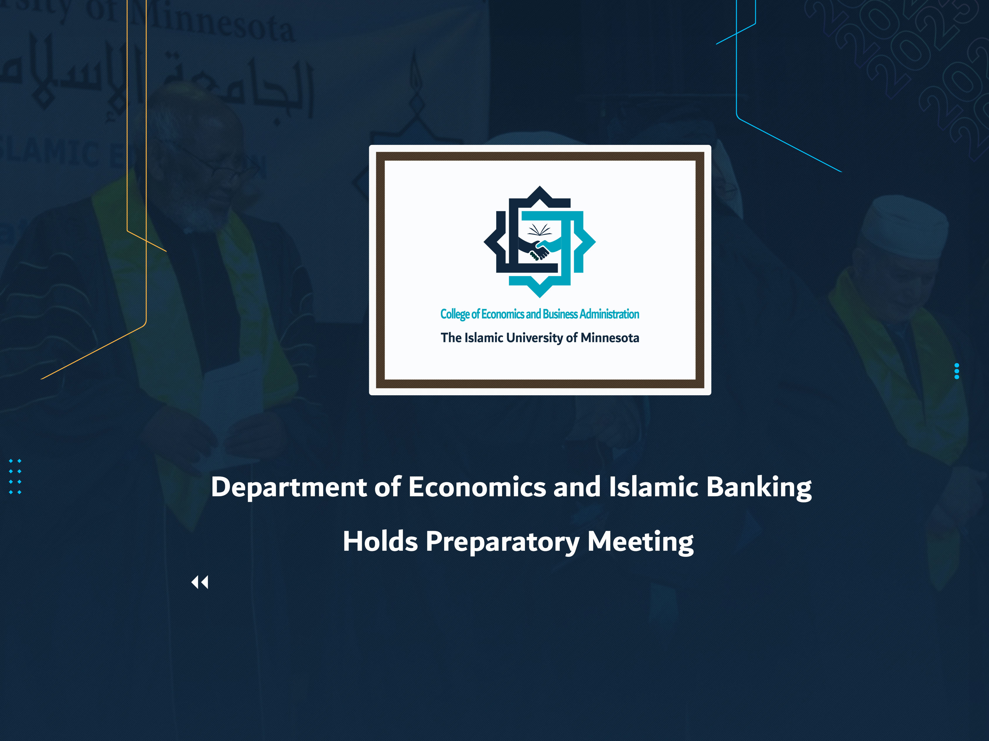 Department of Economics and Islamic Banking Holds Preparatory Meeting
