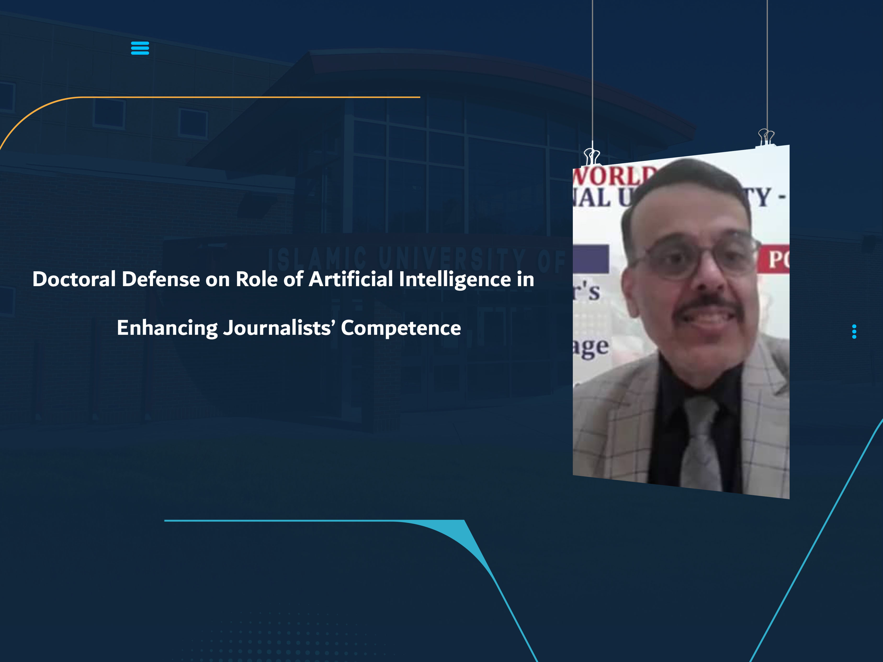 Doctoral Defense on Role of Artificial Intelligence in Enhancing Journalists’ Competence