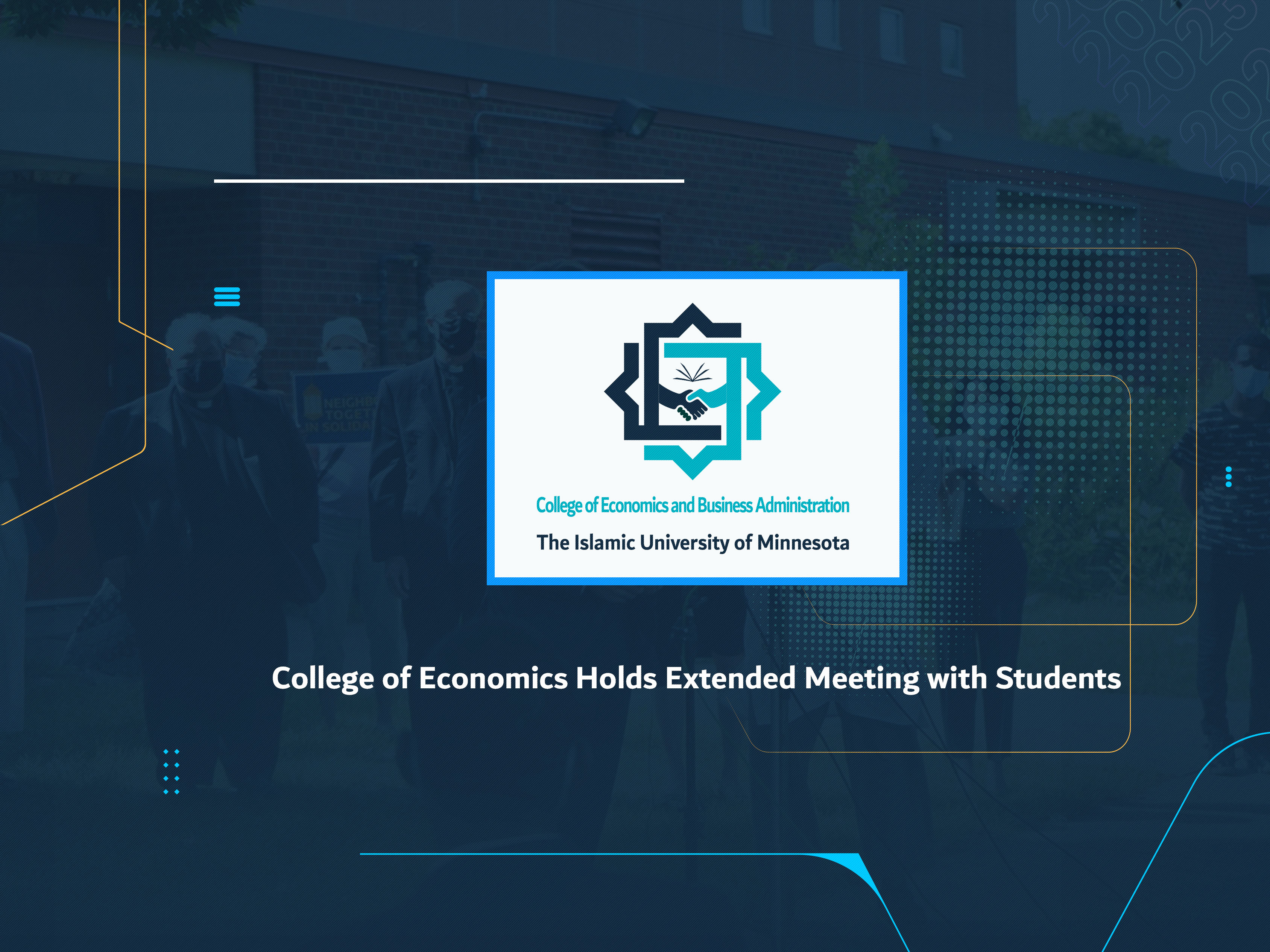College of Economics Holds Extended Meeting with Students