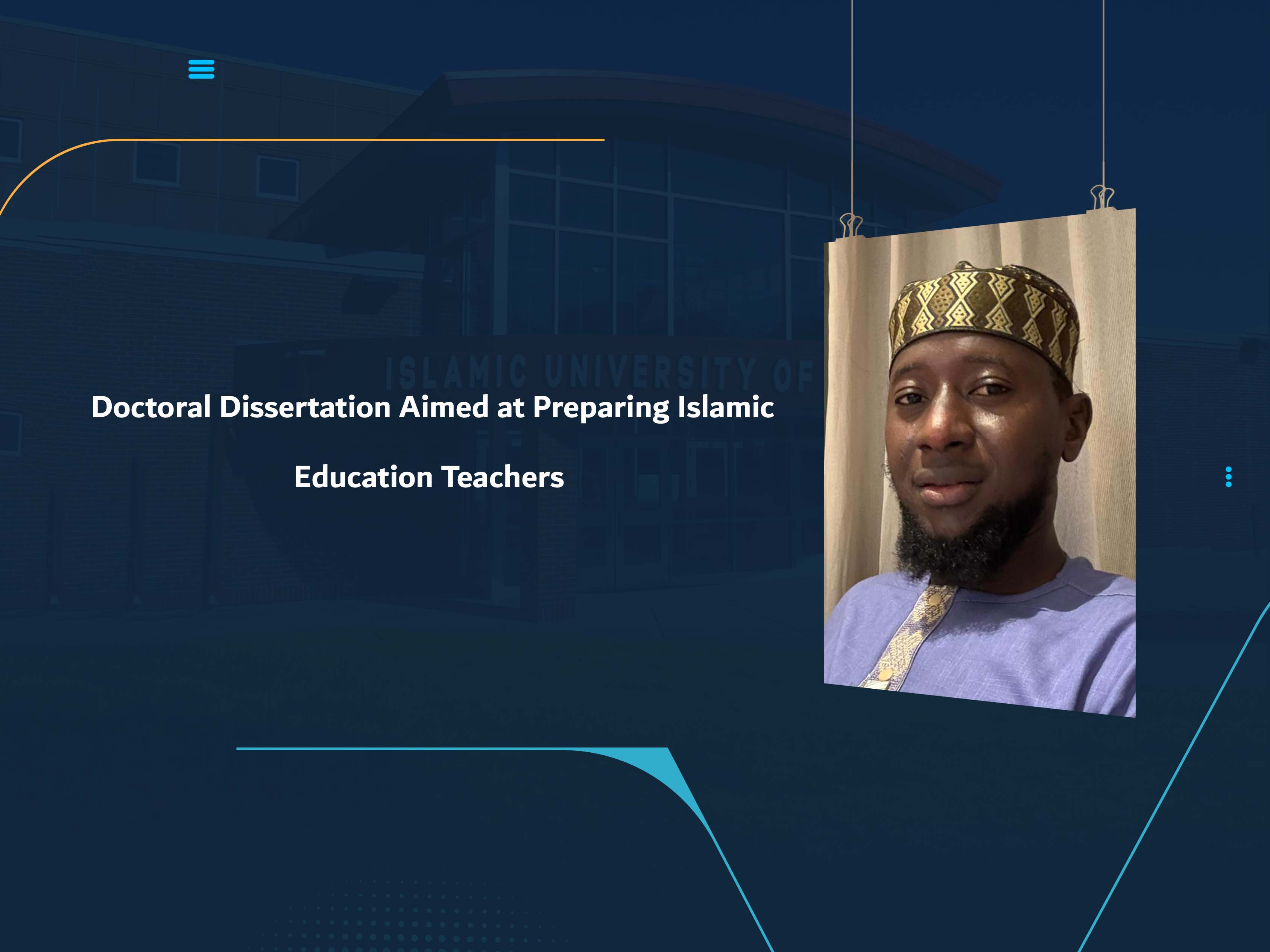 Doctoral Dissertation Aimed at Preparing Islamic Education Teachers