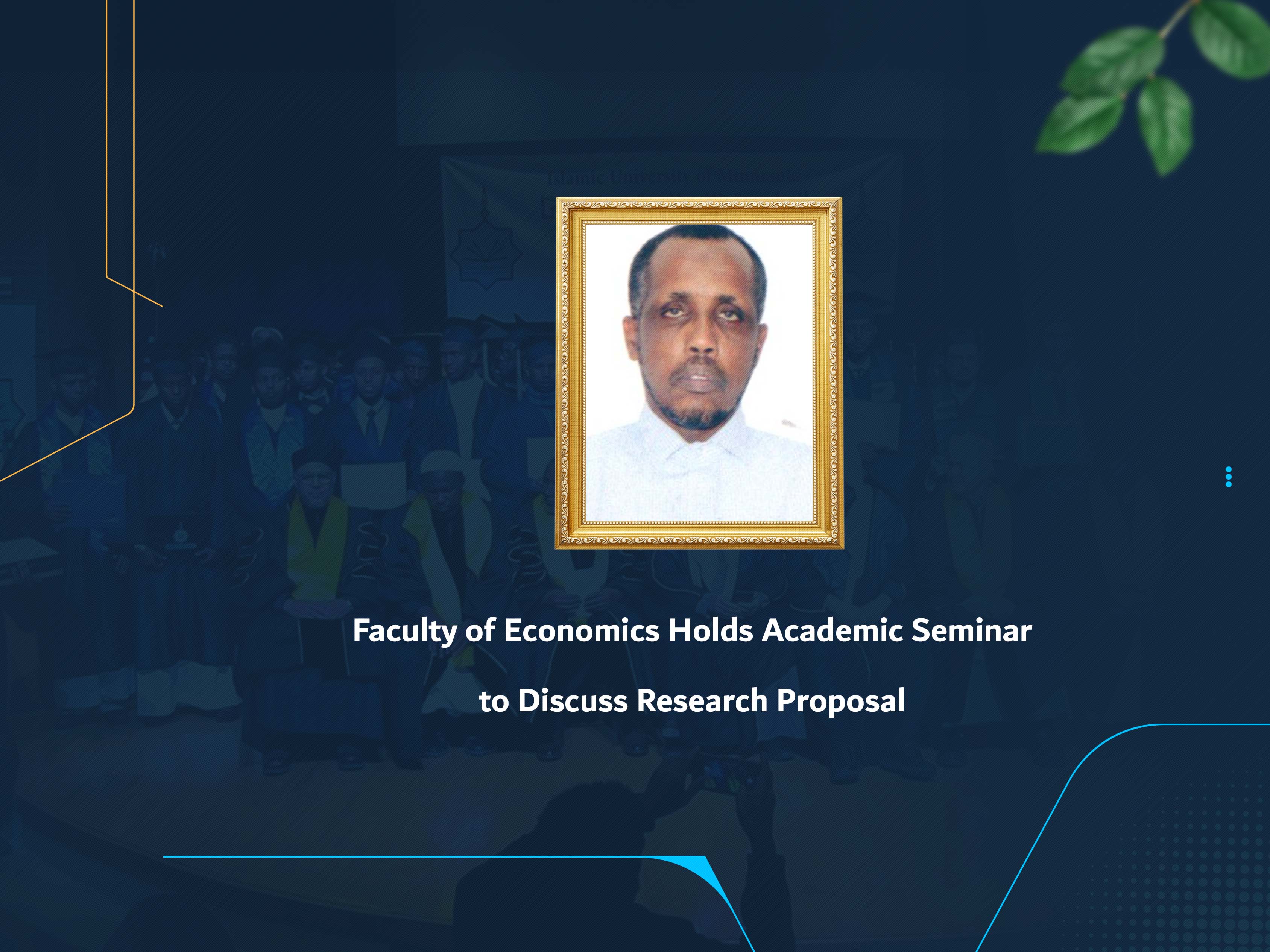 Faculty of Economics Holds Academic Seminar to Discuss Research Proposal