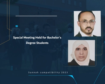 Special Meeting Held for Bachelor's Degree Students