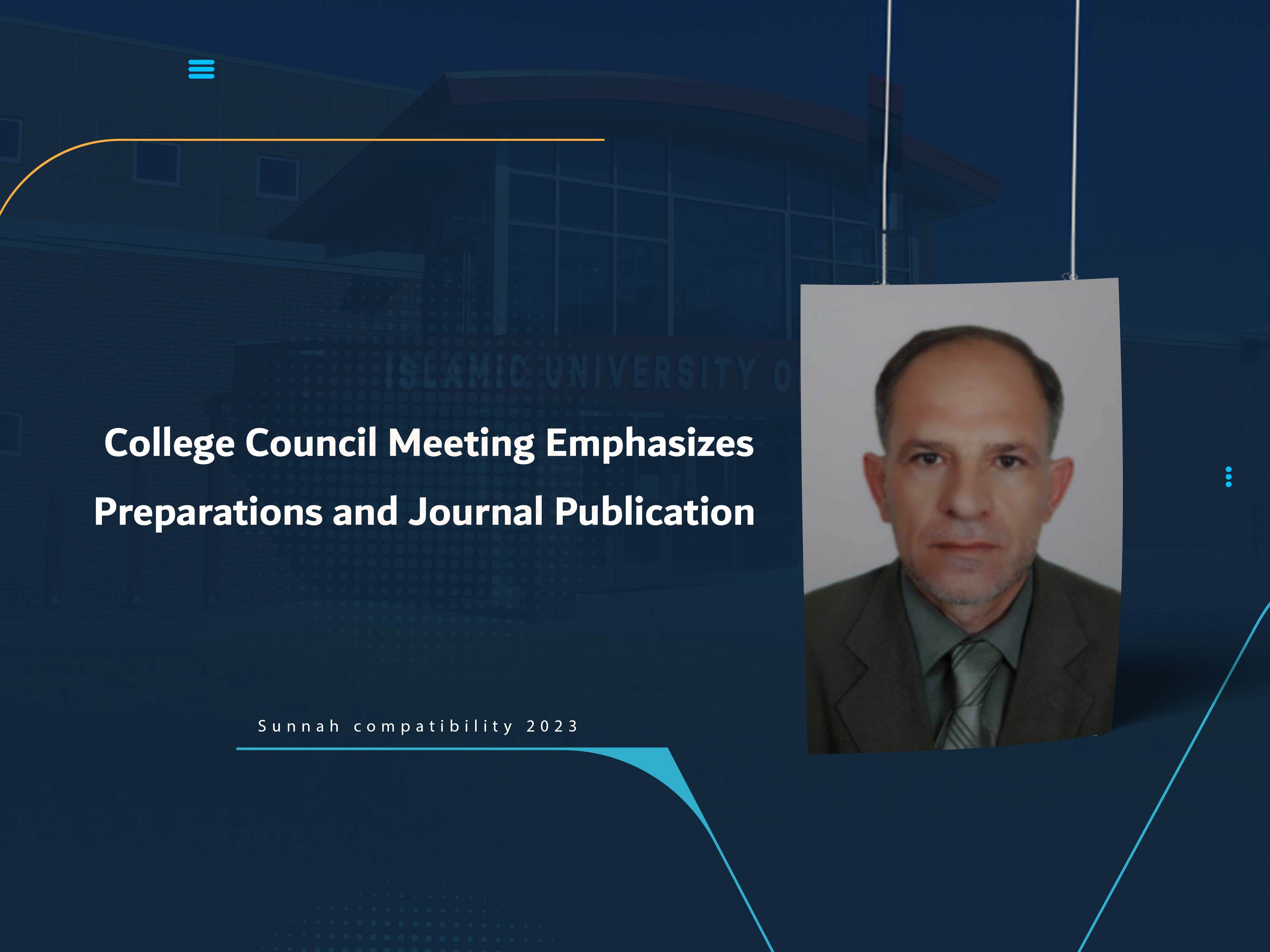 College Council Meeting Emphasizes Preparations and Journal Publication