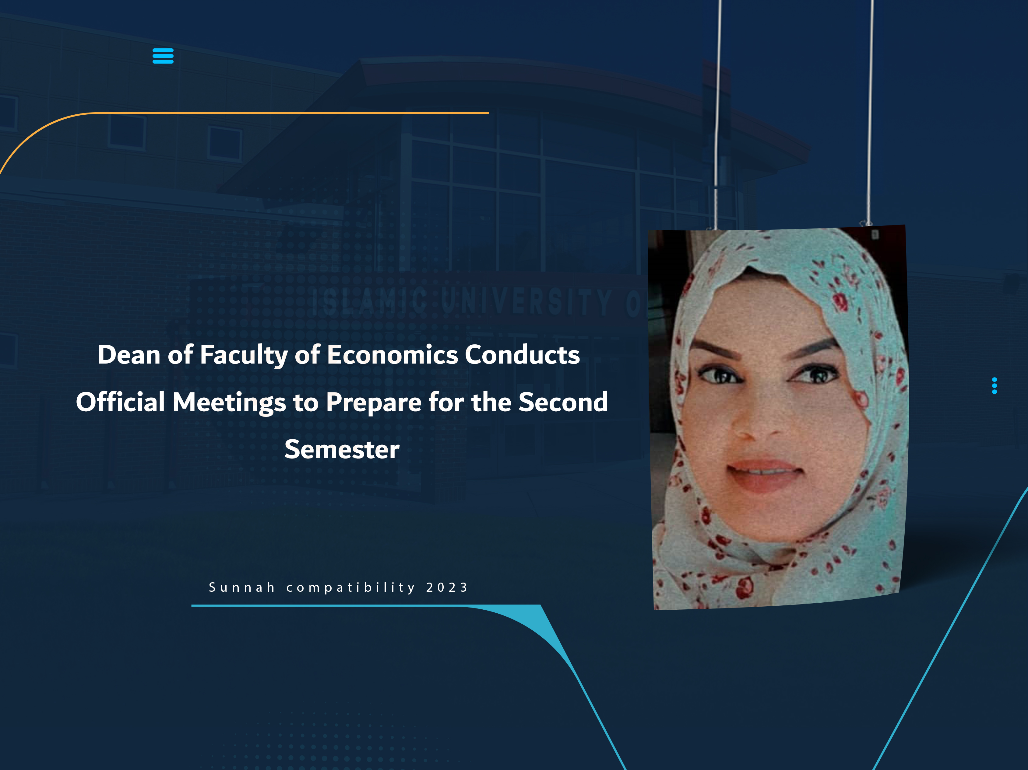 Dean of Faculty of Economics Conducts Official Meetings to Prepare for the Second Semester