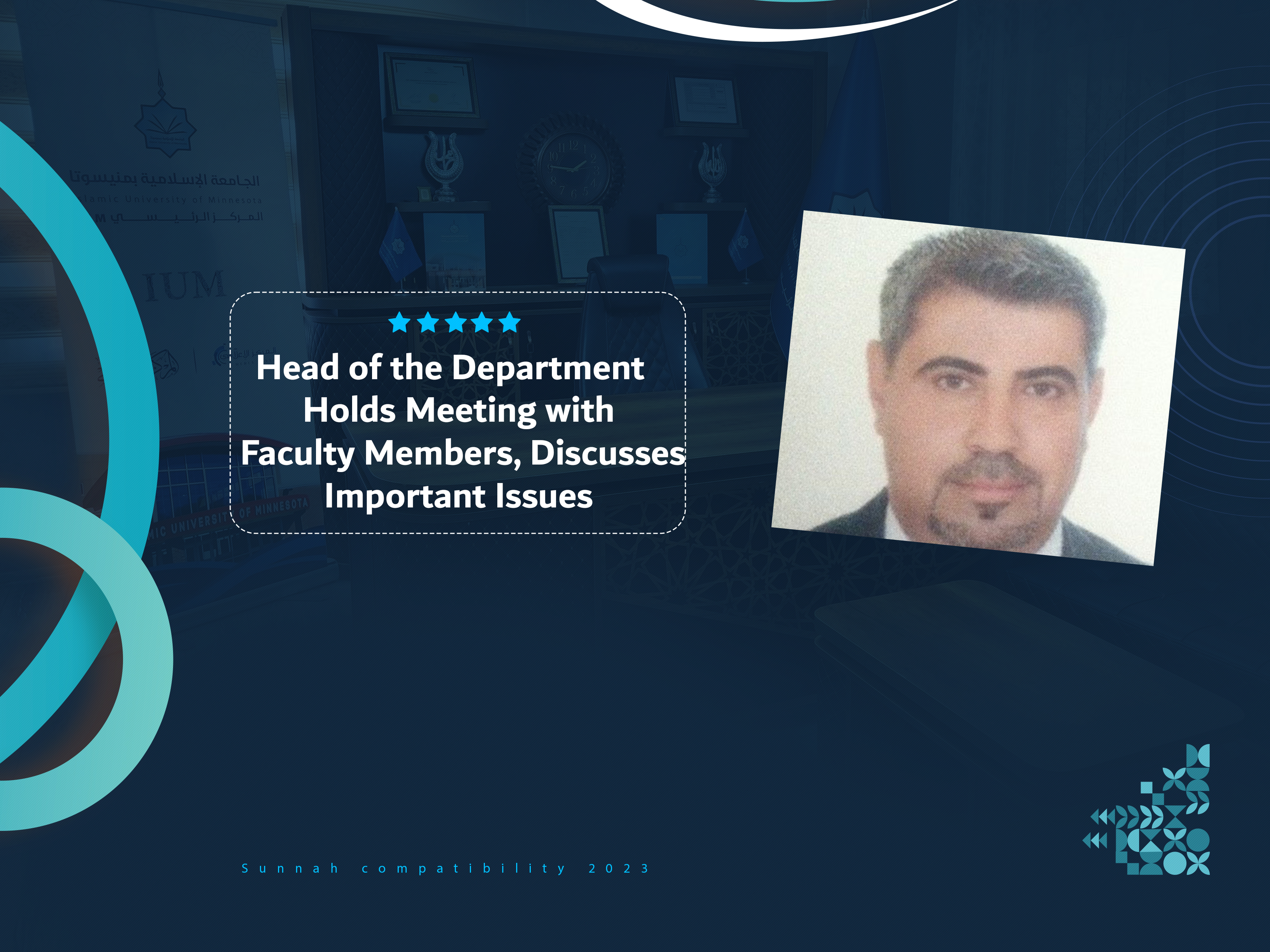 Head of the Department Holds Meeting with Faculty Members, Discusses Important Issues