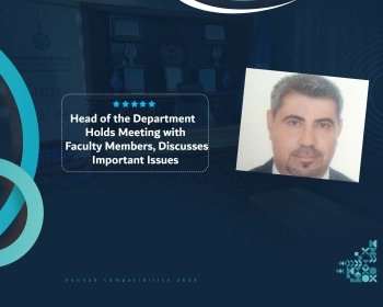 Head of the Department Holds Meeting with Faculty Members, Discusses Important Issues