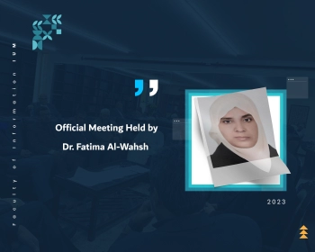 Official Meeting Held by Dr. Fatima Al-Wahsh