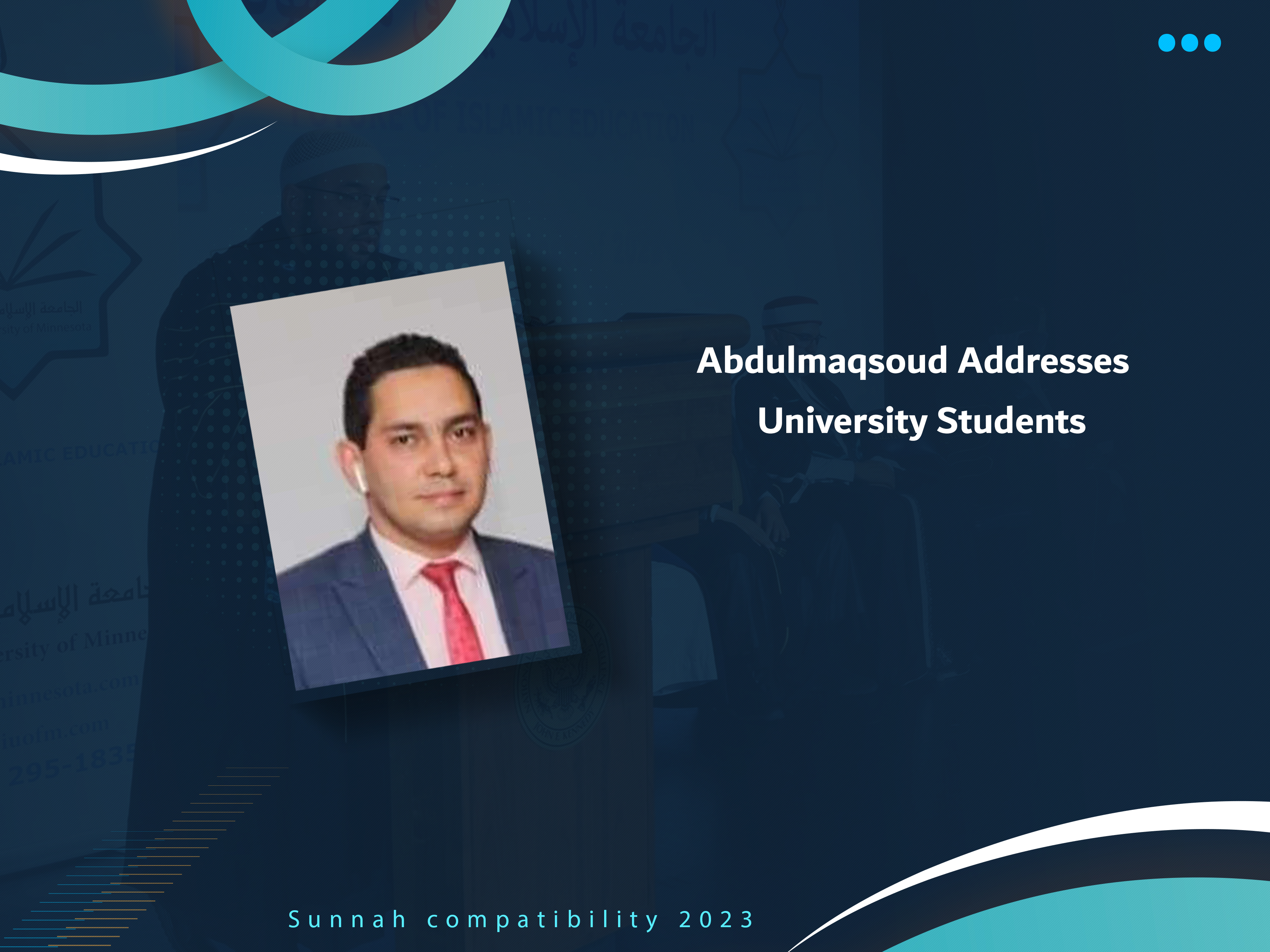 Abdulmaqsoud Addresses University Students