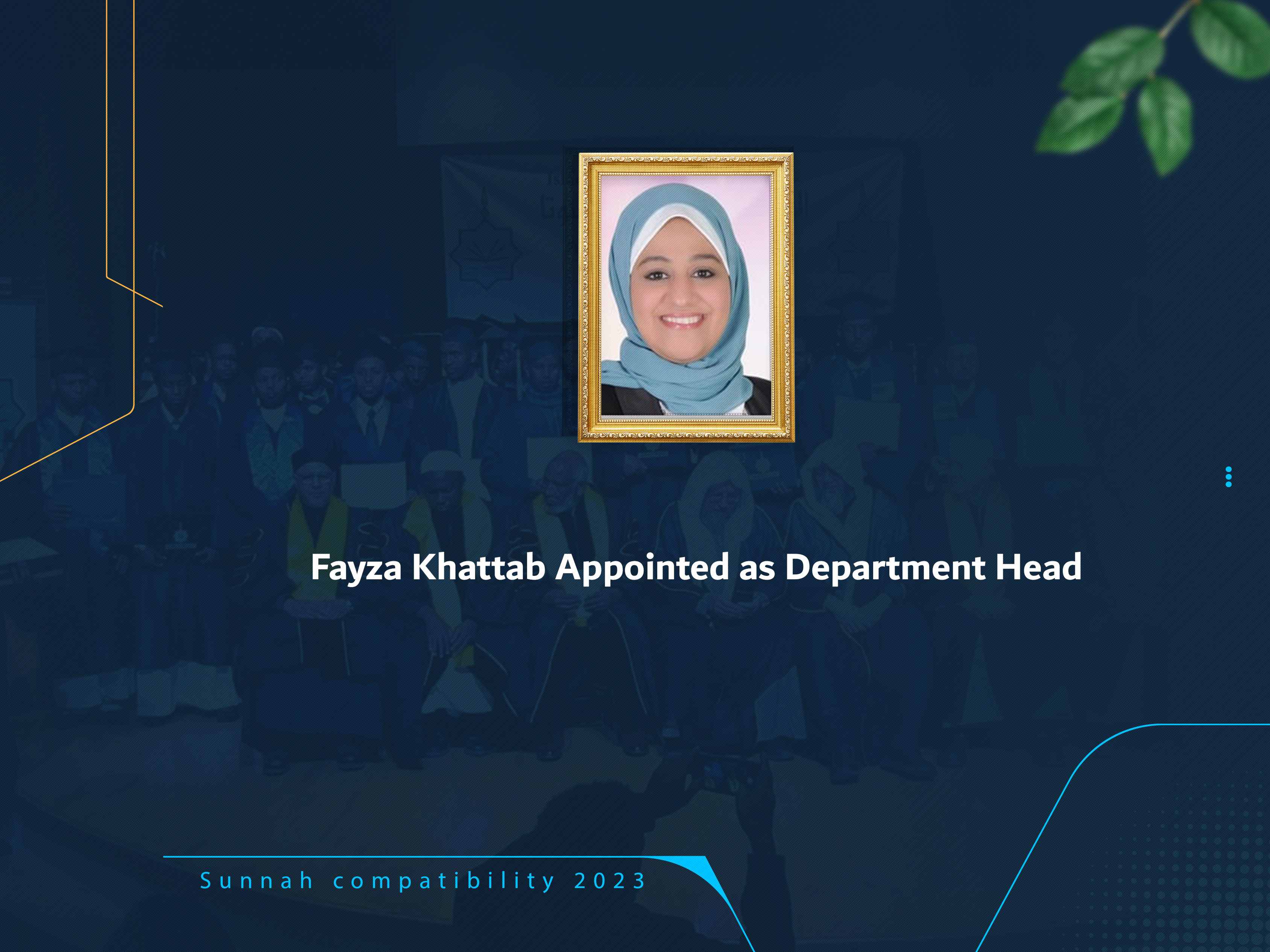 Fayza Khattab Appointed as Department Head