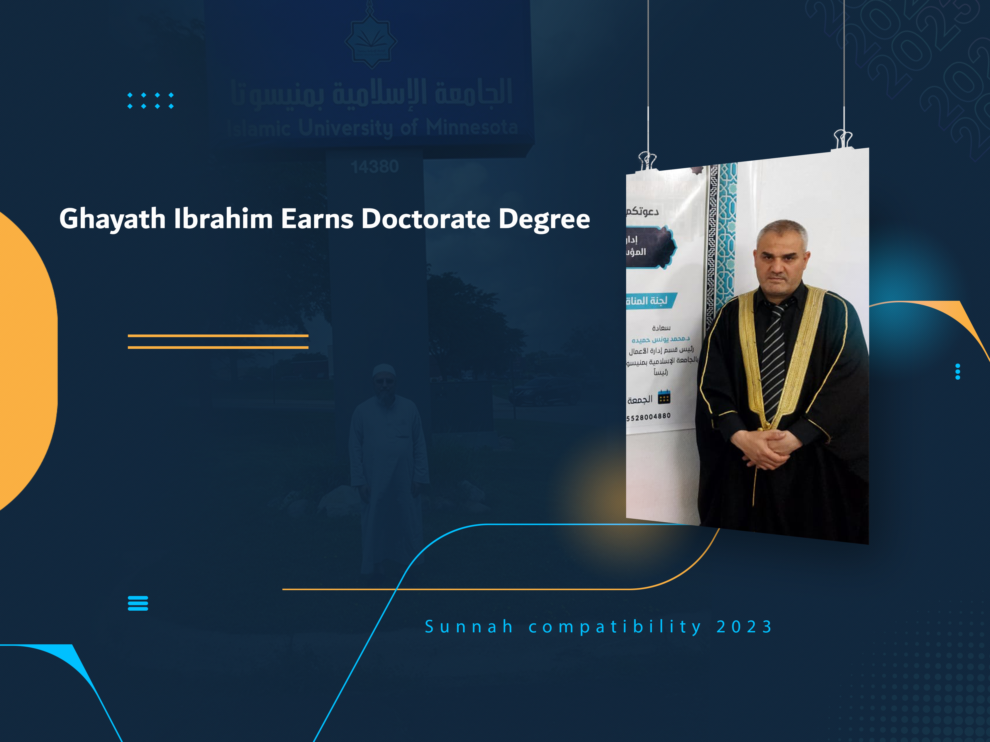 Ghayath Ibrahim Earns Doctorate Degree