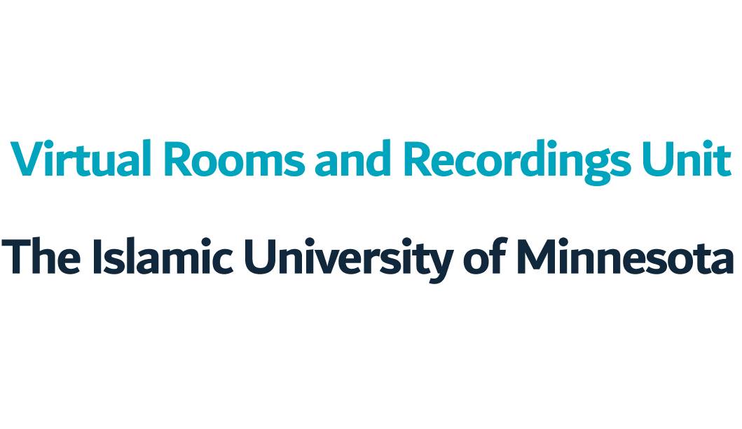 Virtual Rooms and Recordings Unit