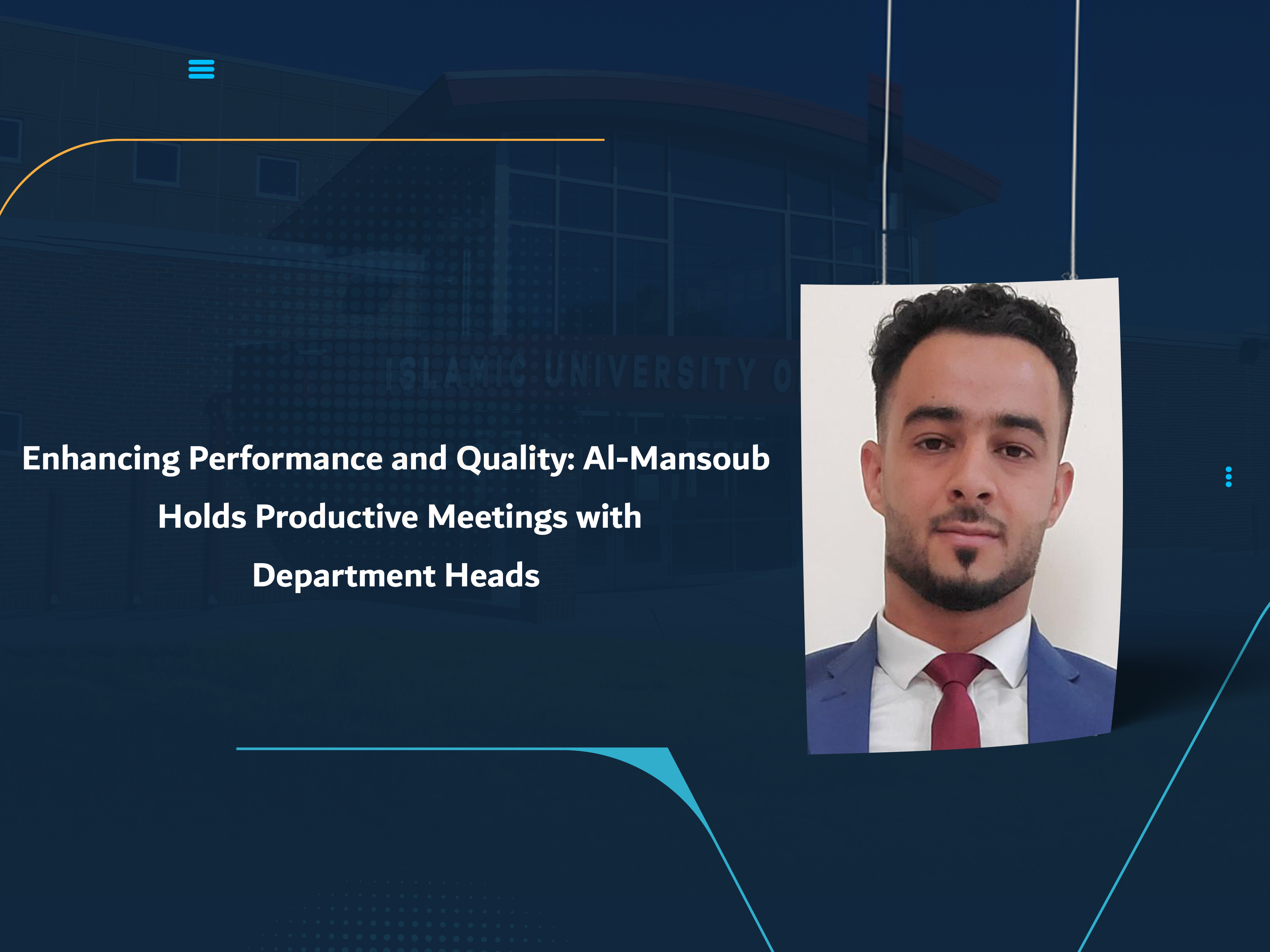 Enhancing Performance and Quality: Al-Mansoub Holds Productive Meetings with Department Heads
