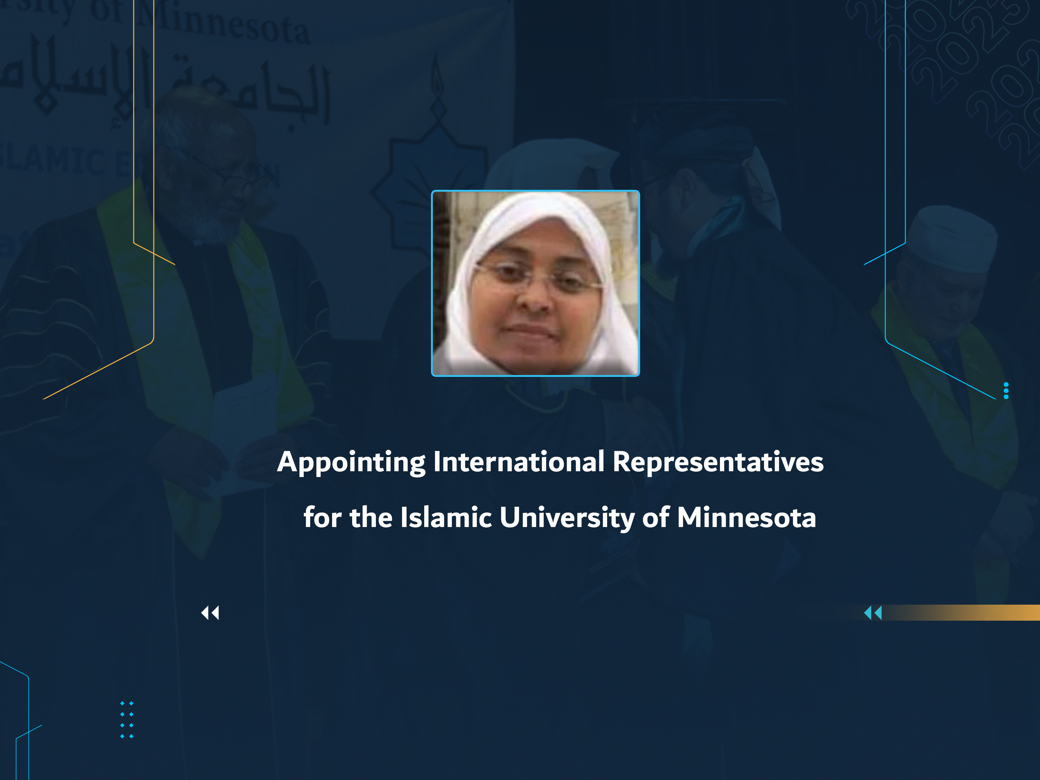 Appointing International Representatives for the Islamic University of Minnesota