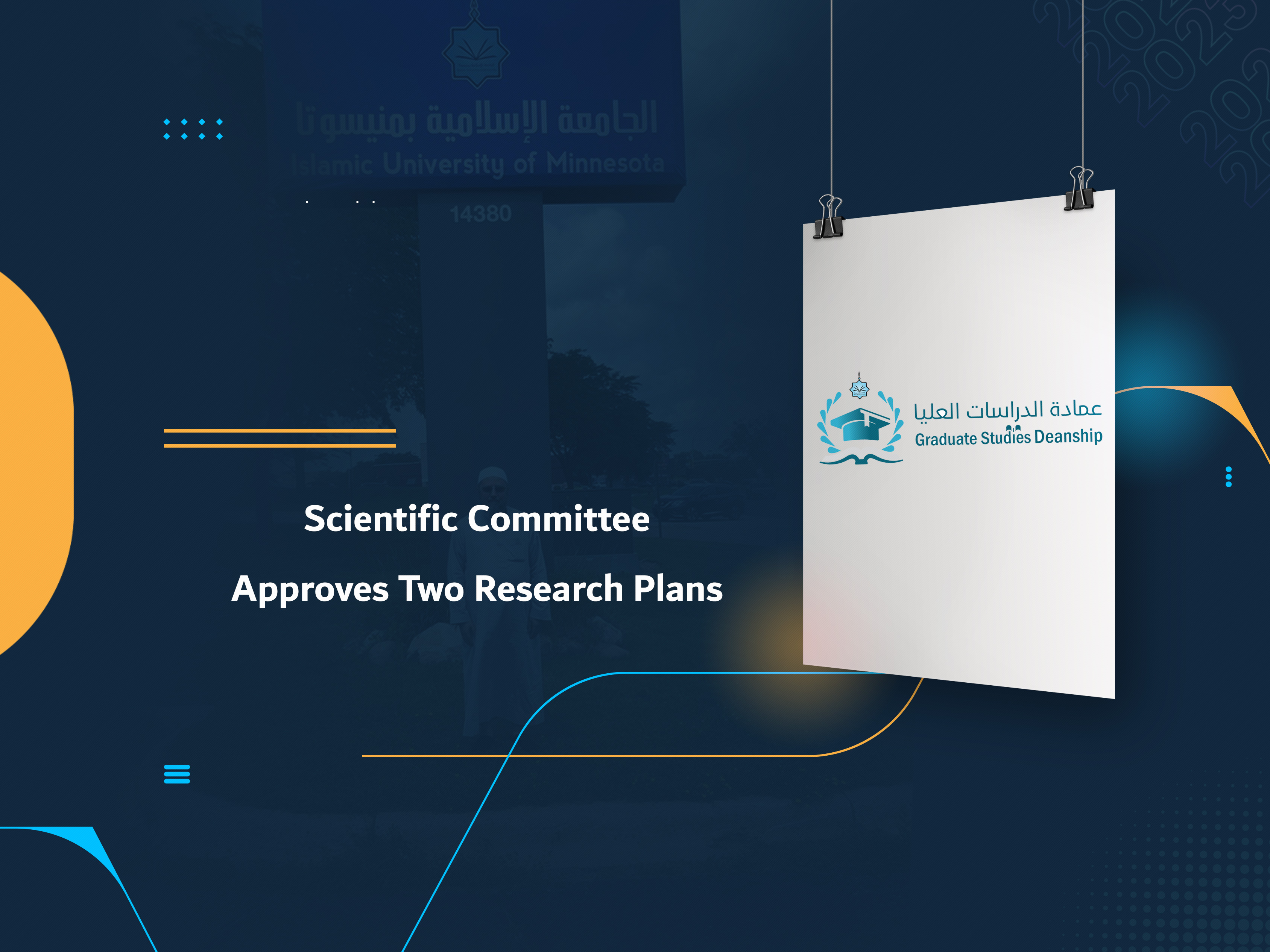 Scientific Committee Approves Two Research Plans