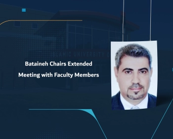 Bataineh Chairs Extended Meeting with Faculty Members