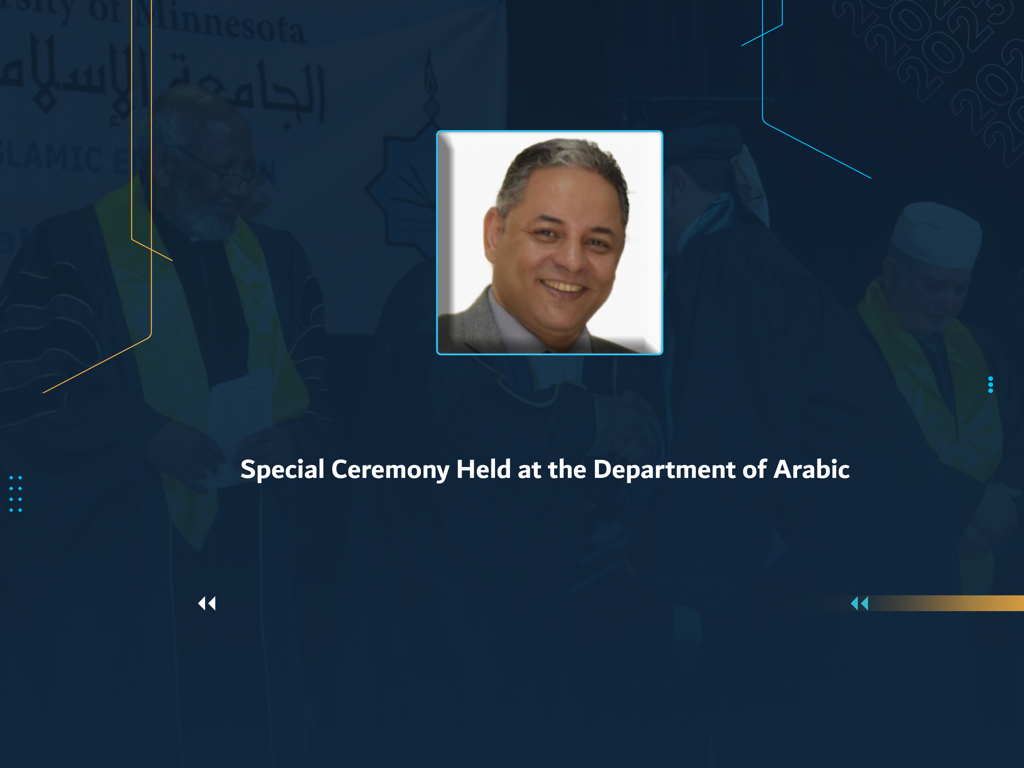 Special Ceremony Held at the Department of Arabic